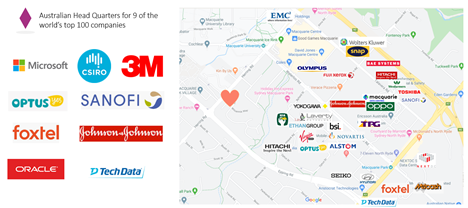 macquarie park top companies